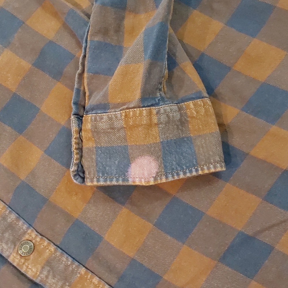 Harley-Davidson Brown Plaid Long Sleeve Button-Up Size 2XL & Leather Fanny Pack - Picture 3 of 16